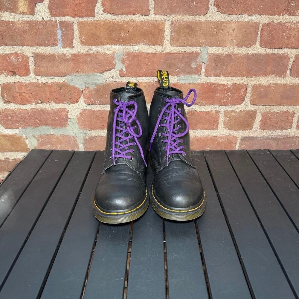 Dc. Marten's 1460 Smooth Leather Lace-Up Boots - Picture 5 of 7